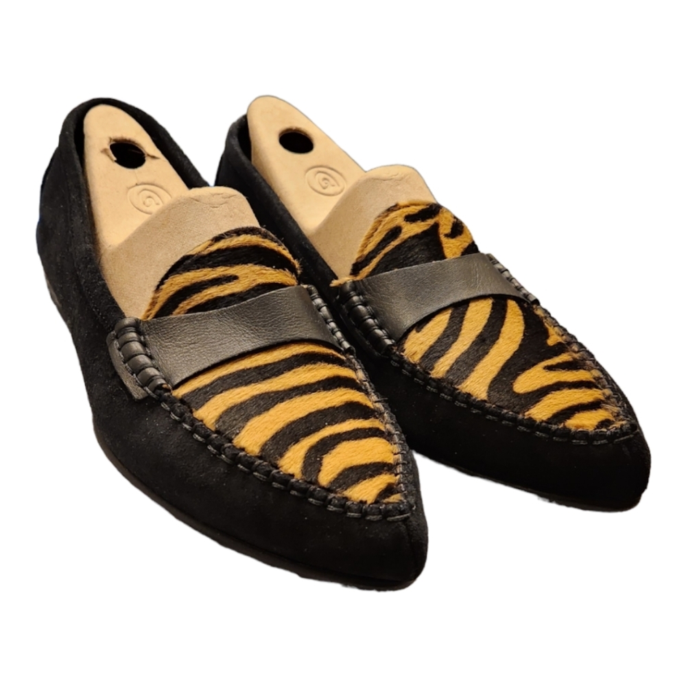 EUC M. GEMI The Edetta Sz. 38/7 Black/Sand